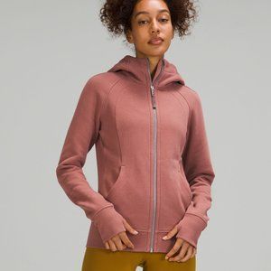 Scuba Hoodie Light Cotton Fleece, Spiced Chai, Size 10